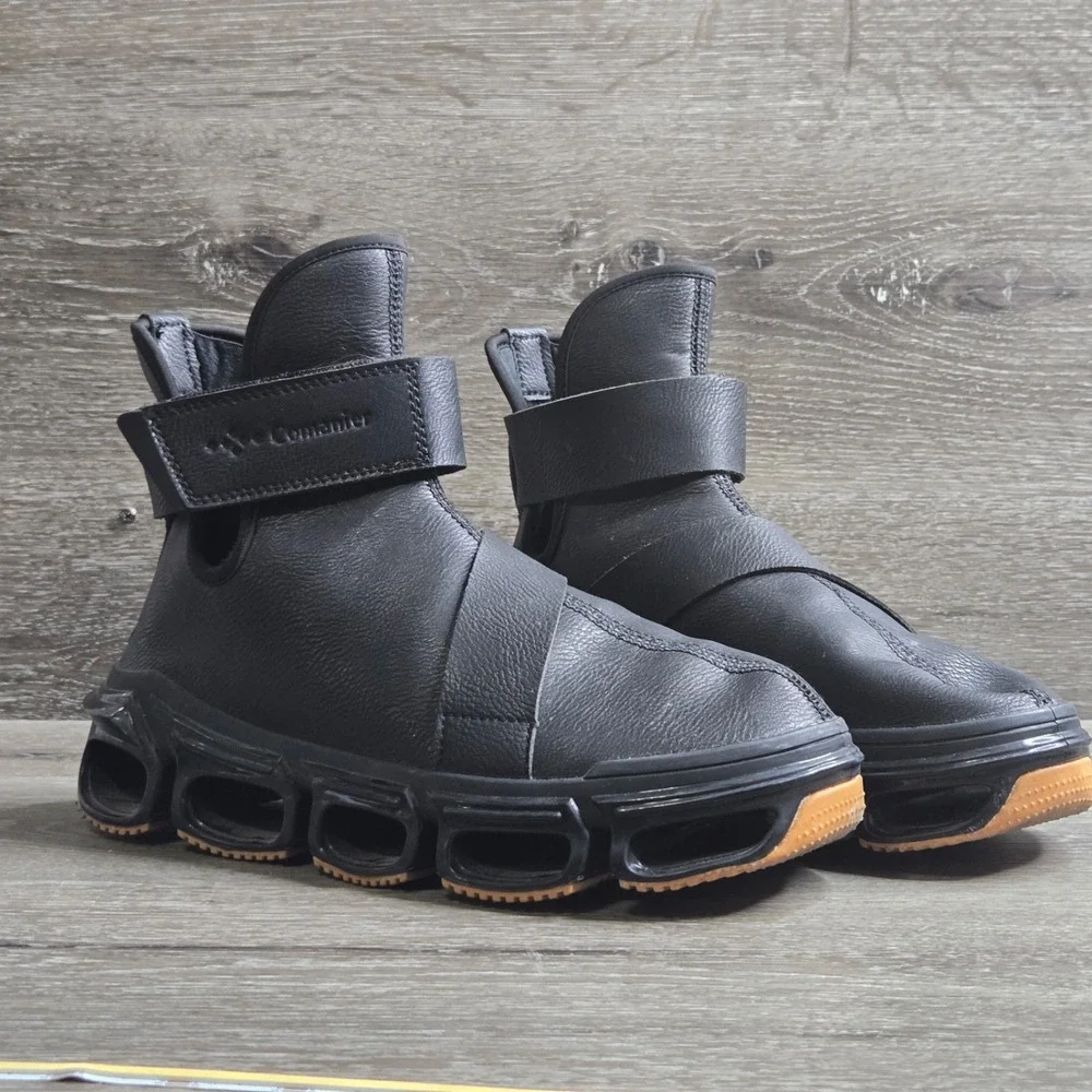 Comanier Waterproof Hiking Boots Black Size 42 Leather Sports Camping Hunting